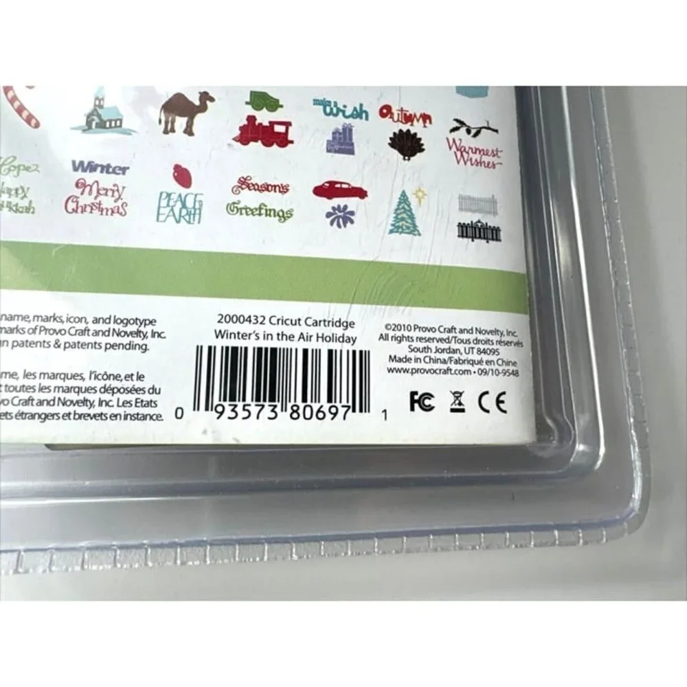 Cricut Winter's In The Air Holiday Sampler Cartridge Winter 2000432 NEW SEALED
